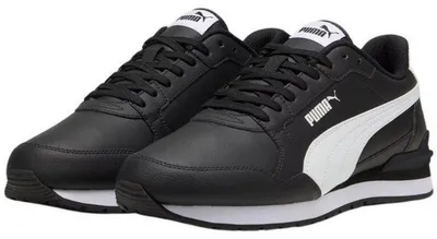 Produktbild von Puma - Herren Sneaker "ST Runner V4", Leder PP6333 (44 EU) (Weiß/Schwarz)