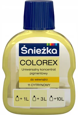 Produktbild von Farbpigment Konzentrat Zitrone Matt 100ml zum Abtönen von Wandfarbe innen & außen