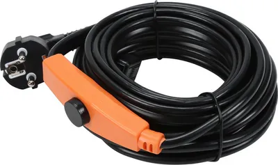 Produktbild von Jayseuw 8m 128W Heizkabel Frostschutz Heizleitung Frostschutzkabel Rohrbegleitheizung selbstregulierend mit Thermostat