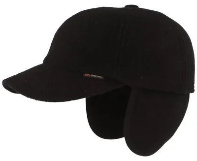 Göttmann einfarbige Baseballmütze Jockey-K mit Ohrenschutz in schwarz
