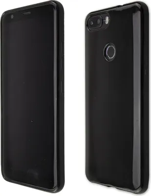 Image de caseroxx housse de protection TPU compatible avec Gigaset GS370 / GS370 Plus, sac en caoutchouc pour téléphone portable noir