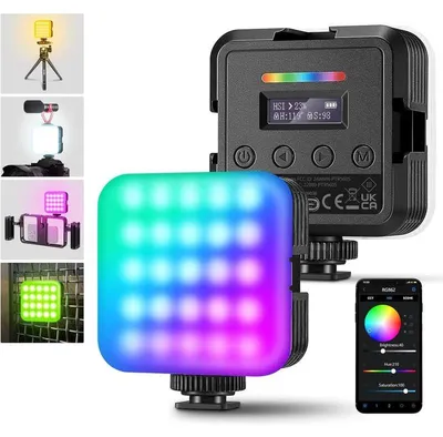 Produktbild von Neewer RGB62 Mini-Dauerlicht, 61 ultrahelle RGB-LEDs, 6W