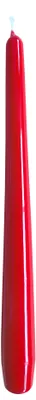 Produktbild von Gelackte Spitzkerzen Rot 240 x Ø 23 mm, 12 Stück