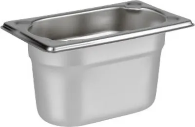 Productafbeelding van APS GN-containers, 1/2 formaat, 18/10 roestvrij staal, diepte: 20 mm, inhoud: 1,00 liter