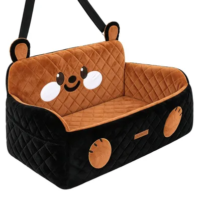 Autositz für große Hunde, braun, 2,6 kg