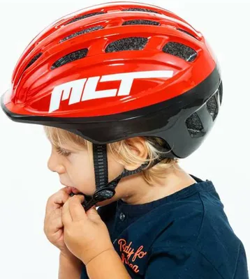 Image de Casque vélo enfant Moltó MLT rouge