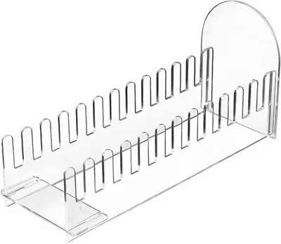 Produktbild von 12-stufiger Acryl-Displayständer für Lesezeichen und Grußkarten für Verkäufer