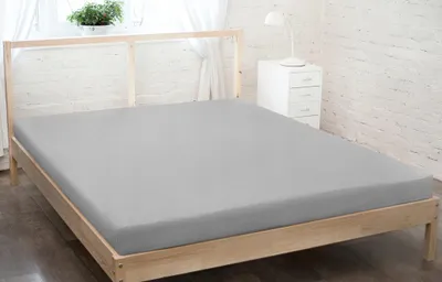 Produktbild von KZ Jersey-Spannbettlaken mit Gummizug 200x220 Grau