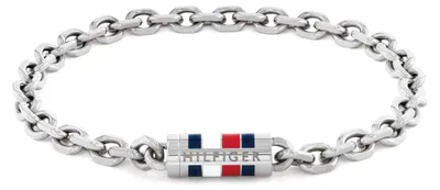 Imagen del producto de Pulsera de cadena para hombre de Tommy Hilfiger, fabricada en acero inoxidable - Modelo 2790652