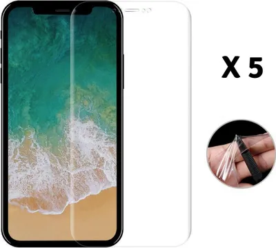 Obrázek produktu pro Ochranná fólie pro iPhone 11 PRO [5 kusů] Flexibilní transparentní plastová ochranná fólie Phonillico®