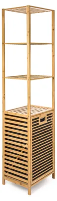 Obrázek produktu pro Koš na prádlo G21 30 l s policemi, bambusový