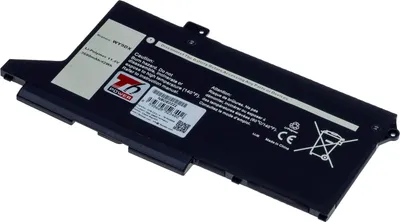 Produktbild von T6 Power Akku für Dell Precision 15 3560, Li-Poly, 11,4 V, 3680 mAh (42 Wh), schwarz