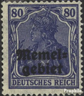 Produktbild von Briefmarken Memelgebiet 1920 Mi 17 gestempelt Germania-Aufdruck