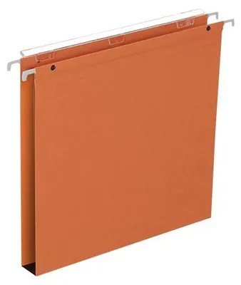 Produktbild von Quantore - Hängemappe MEDIUM Flex A4 30mm U-Boden orange | 25 Stück