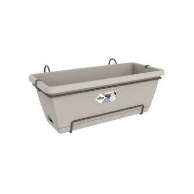 Obrázok produktu pre elho barcelona xl allin1 55cm, Kvetináč, Hanging, Polypropylén (PP), Taupe, Obdĺžnik, Vonkajší