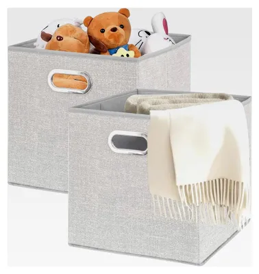 Produktbild von Faltbare Aufbewahrungsboxen, 20 l, Aufbewahrungswürfel aus Vliesstoff mit Griffen