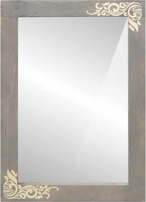 Immagine prodotto di vidaXL Specchio da bagno con specchio grigio 70 x 50 x 2,5 cm