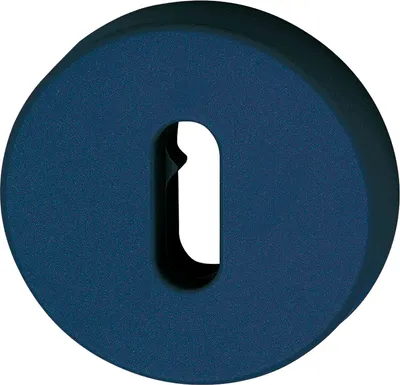 Produktbild von Hewi Schlüsselrosette flach ø 55 x 10,5 mm mit Schrauben Polyamid stahlblau