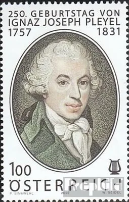 Produktbild von Briefmarken Österreich 2007 Mi 2672 (kompl.Ausg.) postfrisch Pleyel