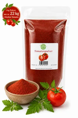 Produktbild von KT 1000 g / 1 Kg Tomatenpulver Tomaten fein gemahlen - 1 A Qualität, KI-generiertes Bild