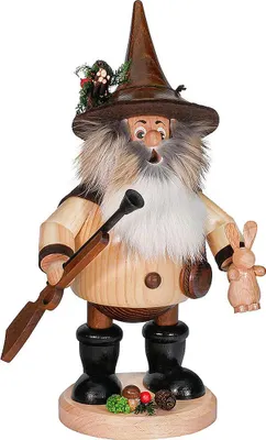 Produktbild von Räuberwichtel Wilderer (25cm) Räuchermann von Drechselwerkstatt Uhlig
