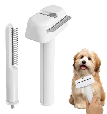Productafbeelding van 3-in-1 Borstel voor Kat en Hond met Multifunctionele Kam
