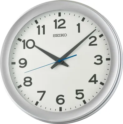 Immagine prodotto di Seiko QXA835S Orologio da parete al quarzo di colore argento Facile da leggere