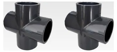 Produktbild von PVC Kreuzstück 90° - 50 mm - 2 Stück