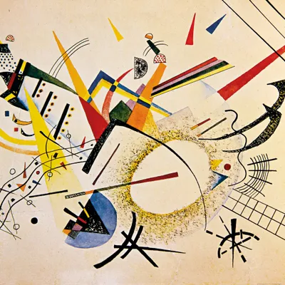 Obrázek produktu pro Wassily Kandinsky umělecký obraz - Kompozice, 1922 (100 x 100 cm)