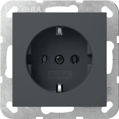 Produktbild von Gira SCHUKO, System 55, Anthrazit, 1 Stk.