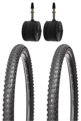 Produktbild von 2er Set 29 Zoll Fahrradreifen MTB 29x2.10" 54-622 inkl. Schläuche mit Franz. Ventilen