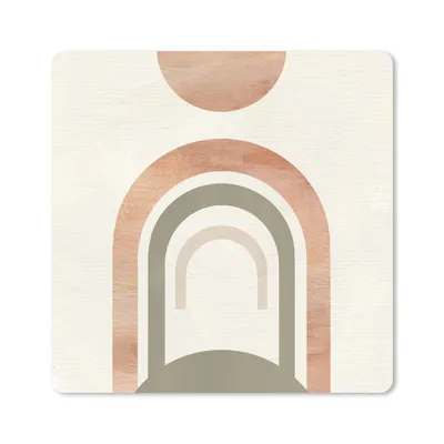 Produktbild von MuchoWow® Mauspad Mousepad Design - Rosa - Abstrakt 30x30 cm - Mousepads - Maus Mat - Pad - Mausunterlage - Gaming