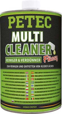 Produktbild von Petec Kaltreiniger Multi Cleaner Flüssig transparent entfernt Silikon 1L 82100