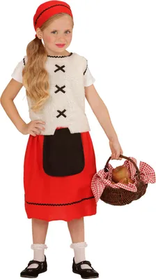 Produktbild von Widmann Karneval - Bauernmädchen Weste, Rock mit Tasche, Kopftuch