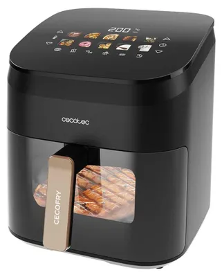 Produktbild von Cecotec Cecofry&grill Smokin 6.5l Heißluftfritteuse Schwarz 6.0 Liters / EU Plug 220V Schwarz 6.0 Liters