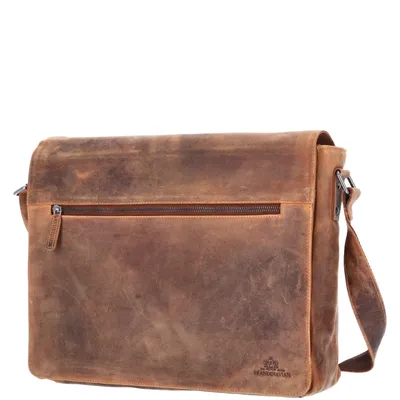 Produktbild von The Skandinavian Brand Leder Messenger, Umhängetasche  braun