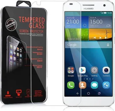 Produktbild von Cadorabo Panzer Folie für Huawei G7 Schutzfolie in Transparent Gehärtetes Tempered Display-Schutzglas