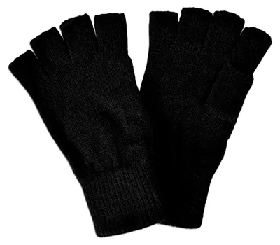 Produktbild von Fingerlose Halbfingerhandschuhe in Schwarz Größe XL