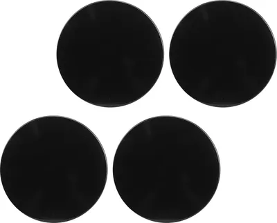Produktbild von 4 Stück Radnabenkappen für Felgennabe, Auto, universelles Ersatzzubehör, Außendurchmesser 68 mm, Innendurchmesser 62 mm, Schwarz
