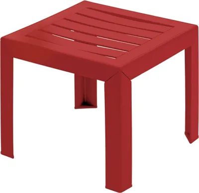 Image de Table d'appoint Grosfillex Miami rouge 40 x 40 x 41 cm