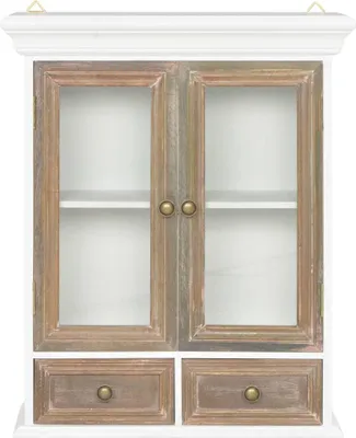 Obrázek produktu pro vidaXL Nástěnná skříňka bílá 49x22x59 cm Dřevěný materiál
