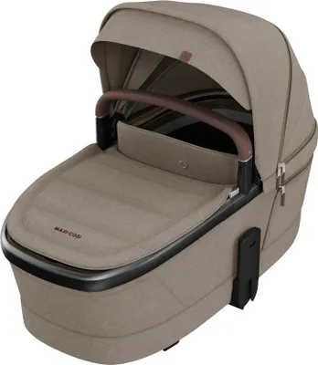 Produktbild von Maxi-Cosi Fame Babywanne, Bester Schlafkomfort für Babys, SoothingSlope, Verstellbare Close2Me Babywanne, SlideTech Travelsystem, Twillic Truffle