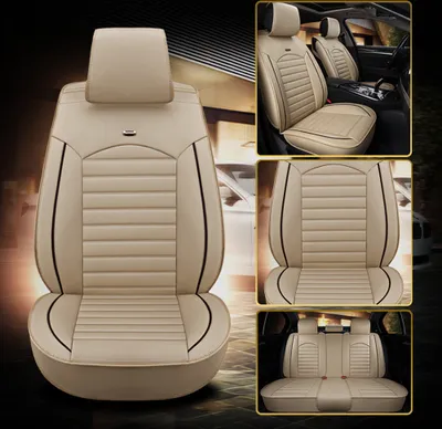 Obrázok produktu pre Universal Car Seat Cover Four Seasons Full Protector Beige Standard Edition