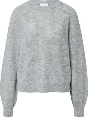 Produktbild von comma Strickpullover Alpakamix Relaxed-Fit Rundhalsausschnitt mit Knopfleiste