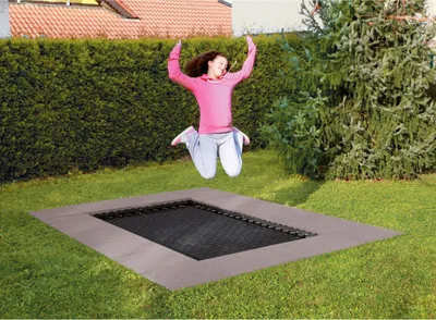 Produktbild von Sport-Thieme Bodentrampolin Adventure-Tramp "Playground", Standard inkl. Zusatzbeschichtung