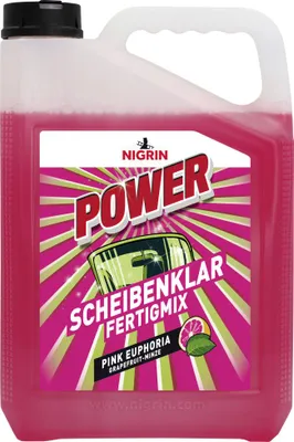 Produktbild von Nigrin Scheibenklar Power Pink Grapefruit-Minze gebrauchsfertig 5 L