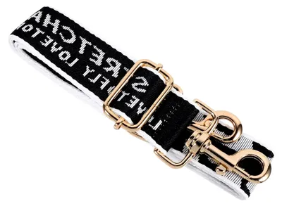 Produktbild von Breiter Schultergurt aus Nylon für Damen mit verstellbarem Design und Metallschnalle in Schwarz