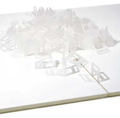 Tegel-Nivelliersystem mit 500 Clips, 1,0 mm Fugenbreite