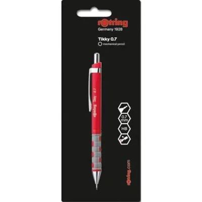 Obrázok produktu pre Rotring Tikky, Čierna, Plast, Čierna, HB, 0,7 mm, Kolo