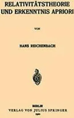Produktbild von Relativitätstheorie und Erkenntnis Apriori